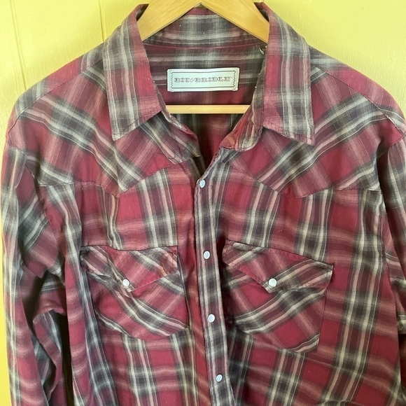 VINTAGE Bit and Bridle Western Pearl Snap Shirt! - Picture 3 of 4